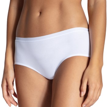 Calida Trusser Natural Comfort Hipster Hvid bomuld Medium Dame