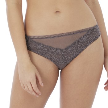 Freya Trusser Expression Brief Mørkgrå nylon Large Dame