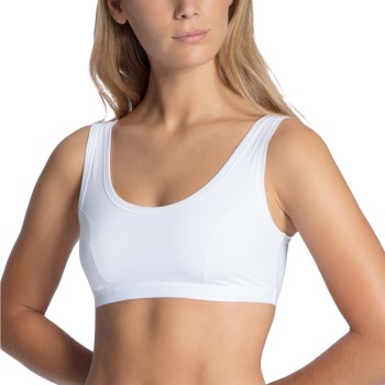 Calida Bh Natural Joy Soft Bra Hvid Large Dame