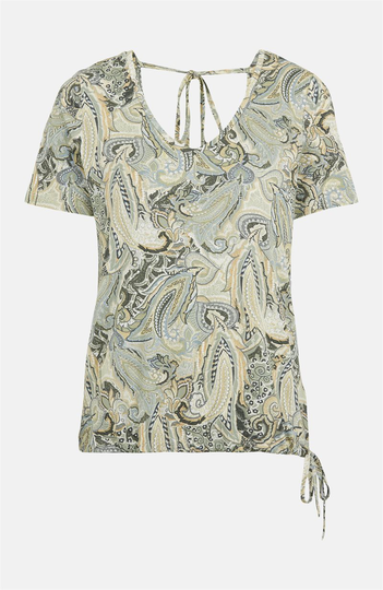 Mønstret bluse Lulla