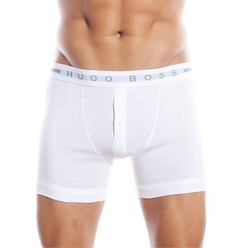 Hugo Boss Original Button Front Shorts Hvid bomuld XX-Large Herre