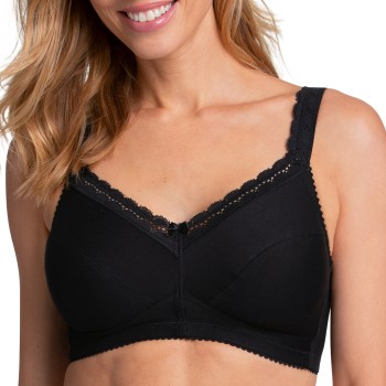 Miss Mary Cotton Comfort Soft Bra Bh Sort B 80 Dame