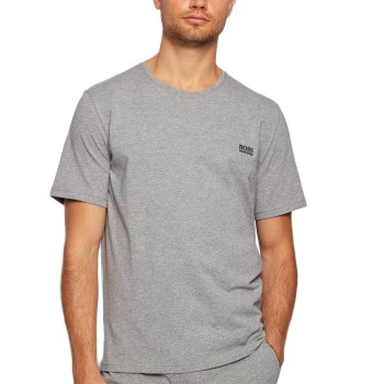 BOSS Mix and Match T-shirt With Logo Grå bomuld Large Herre