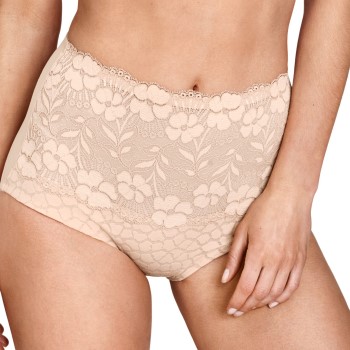 Miss Mary Jacquard And Lace Girdle Trusser Beige 38 Dame