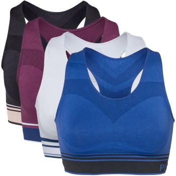 Pierre Robert Bh 4P Medium Support W Sports Bra Flerfarvet polyamid Small Dame