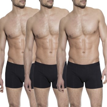 Bread and Boxers Boxer Briefs 3P Sort økologisk bomuld XX-Large Herre
