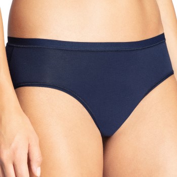 Calida Trusser Natural Comfort Brief Marineblå bomuld Medium Dame