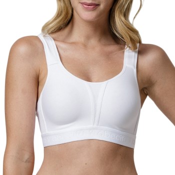 Abecita Bh Kimberly High Support Sports Bra Hvid polyamid C 65 Dame
