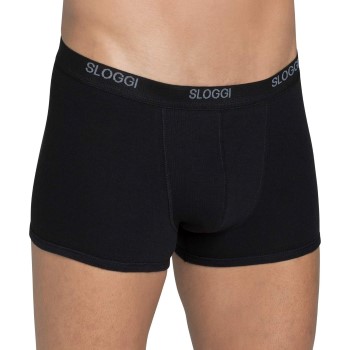 Sloggi For Men Basic Shorts Sort bomuld Small Herre