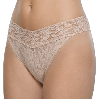 Hanky Panky Trusser Original Rise Thong Beige nylon One Size Dame