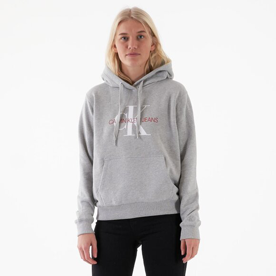 Monogram relaxed short hoodie