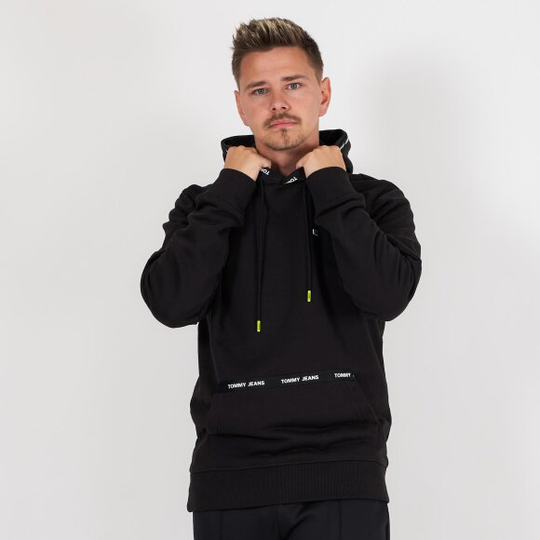 Branded tape hoodie