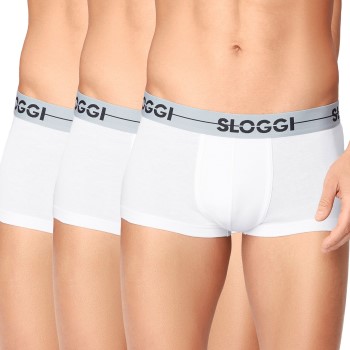 Sloggi 3P Men GO Hipster Hvid bomuld Large Herre