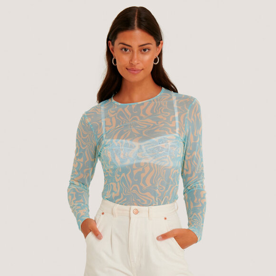 back cut mesh top