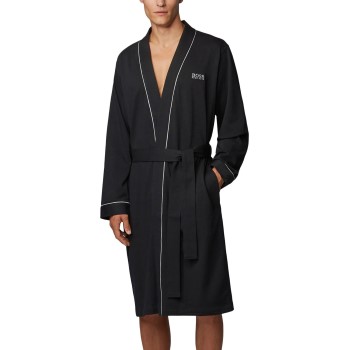 Hugo Boss Kimono Sort bomuld Small Herre