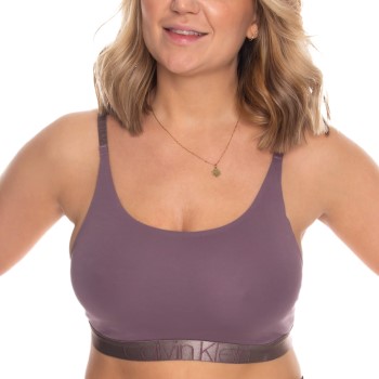 Calvin Klein Bh Icon Unlined Bralette Blomme bomuld Large Dame