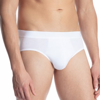 Calida Cotton Code Brief Hvid bomuld Large Herre