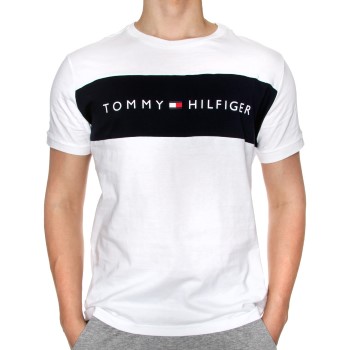 Tommy Hilfiger Original SS Crew Tee Logo Flag Hvid bomuld Medium Herre