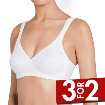 Triumph Bh Elegant Cotton N Hvid B 75 Dame