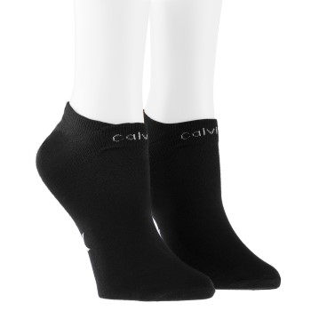 Calvin Klein Strømper 2P Leanne Coolmax Gripper Liner Socks Sort Strl 37/41 Dame