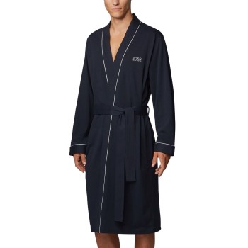 Hugo Boss Kimono Mørkblå bomuld Large Herre
