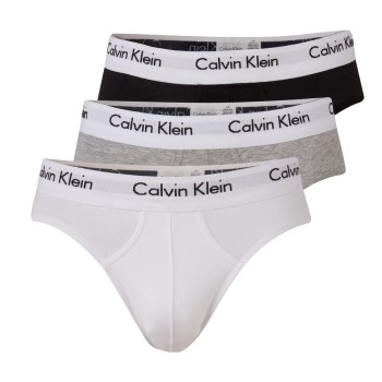 Calvin Klein 3P Cotton Stretch Hip Brief Flerfarvet bomuld Large Herre
