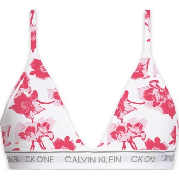 Calvin Klein Bh CK One Cotton Triangle Bra Rosa blomstret Large Dame