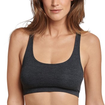Schiesser Bh Personal Fit Rib Soft Bra Sort Large Dame