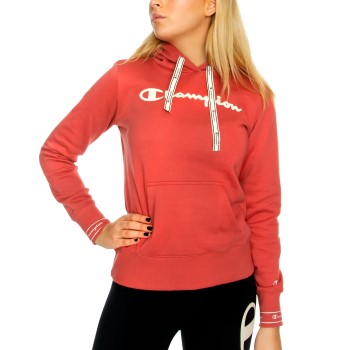 Champion Women Hooded Sweatshirt American Classic Hindbærrød Medium Dame
