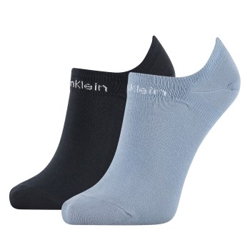 Calvin Klein Strømper 2P Leanne Coolmax Gripper Liner Socks Blå Strl 37/41 Dame