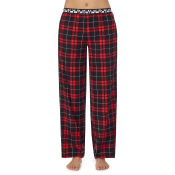 DKNY 100 DKNY Pant Rød/Sort bomuld Large Dame