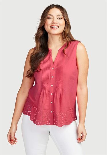 Broderie anglaise bluse