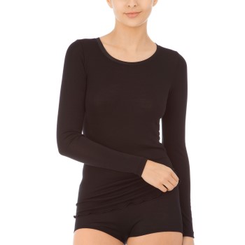 Calida True Confidence Shirt Long Sleeve Sort Large Dame