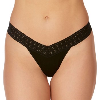 Hanky Panky Trusser Dream Low Rise Thong Sort tencel One Size Dame