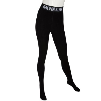 Calvin Klein Chantal Logo Fleece Tights Sort Small Dame