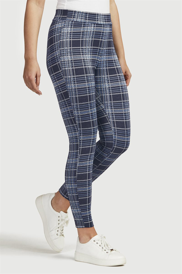 Ternede leggings med jacquardmønster