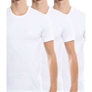 Hugo Boss 3P Classic Crew Neck T-shirt Hvid bomuld Large Herre