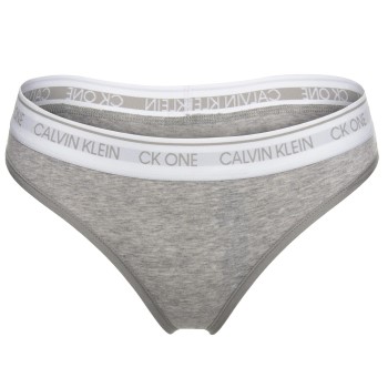 Calvin Klein Trusser One Cotton Thong Grå Large Dame