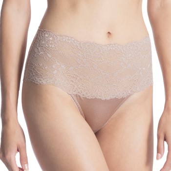 Calida Trusser Sensual Secrets Highwaist Slip Lysbrun Large Dame