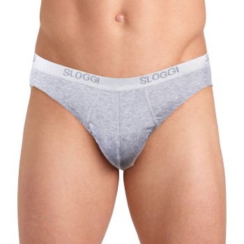 Sloggi For Men Basic Mini Grå bomuld Small Herre