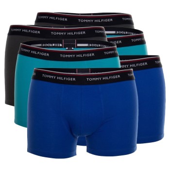 Tommy Hilfiger 6P Stretch Trunk Premium Essentials Grå/Blå bomuld X-Large Herre