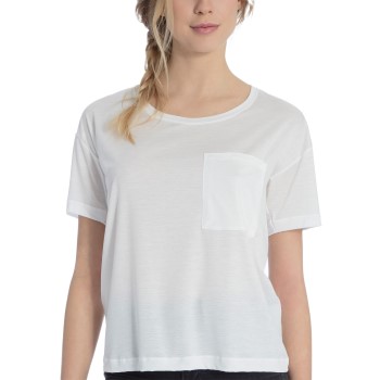 Calida I Love Nature Shirt Short Sleeve Hvid lyocell Small Dame