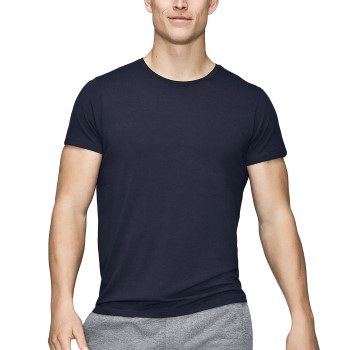 JBS of Denmark Bamboo Blend O-neck T-shirt Marineblå Large Herre