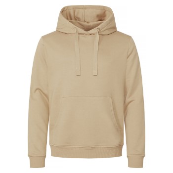 Resteröds Bamboo Hooded Shirt Beige Large Herre