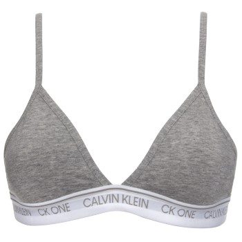 Calvin Klein Bh One Cotton Unlined Triangle Grå Large Dame