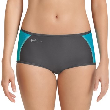 Anita Trusser Active Sporty Brief Panty Grå/Turkise 36 Dame