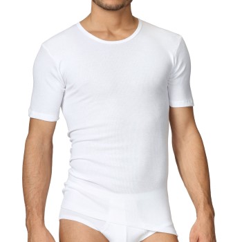Calida Cotton 2 T-shirt 17410 Hvid bomuld Medium Herre