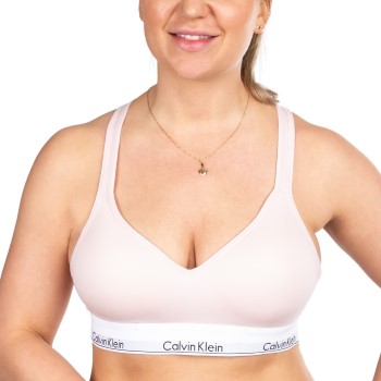 Calvin Klein Bh Modern Cotton Bralette Lift Lyserosa Large Dame