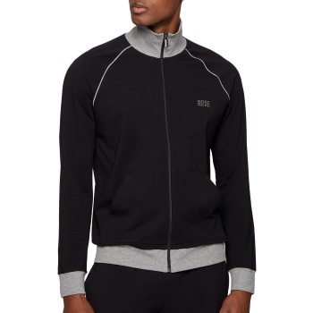 BOSS Mix and Match Zip Jacket Sort bomuld Large Herre