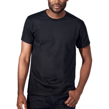 Bread and Boxer Cotton Crew Neck Sort økologisk bomuld Large Herre